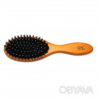 Щетка массажная SPL 2327 прекрасно разглаживает прямые густые волосы и усмиряет . . фото 1