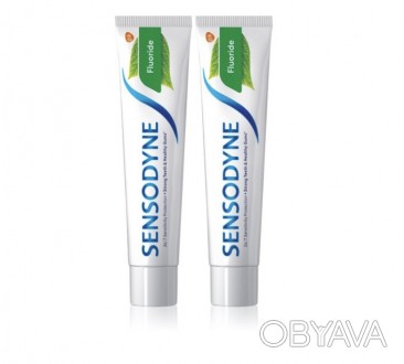 Зубна паста Sensodyne Fluoride забезпечує комплексний догляд за зубами та яснами. . фото 1