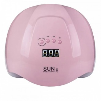 Лампа для маникюра SUN X LED+UV 54W Pastel Pink - мощная, безопасная и эффективн. . фото 4