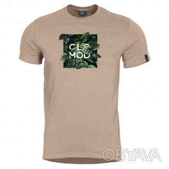Clomod T-Shirt "LEAVES". Процес бавовни кільцевого прядіння дещо відрізняється, . . фото 1