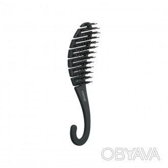 Гребінець-щітка для волосся Comair Black Flex відрізняється гнучкою робочою голо. . фото 1