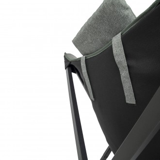Розкладне крісло Bo-Camp Molfat призначене для використання на веранді або в сад. . фото 5