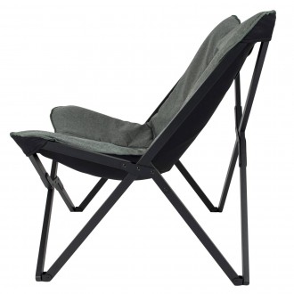 Розкладне крісло Bo-Camp Molfat призначене для використання на веранді або в сад. . фото 11