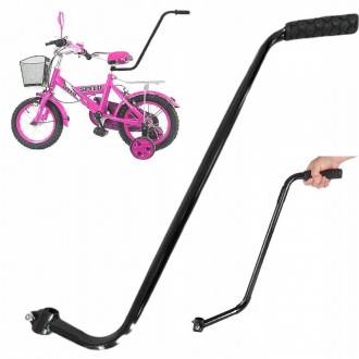Довжина 65 см 
Посібник, штовхач для дитячого велосипеда забезпечить безпечне і . . фото 4
