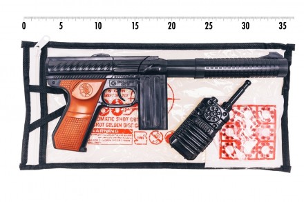 Пістолет на пістонах "М60" з набором 253 GoldenGun
У наборі:
Пістолет спецназу ". . фото 4