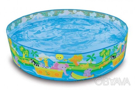 Детский каркасный бассейн Intex 58474– красочный бассейн, обладающий тремя вариа. . фото 1