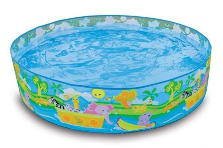 Детский каркасный бассейн Intex 58474– красочный бассейн, обладающий тремя вариа. . фото 3