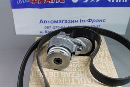 Комплект полійклінового реміну Renault Megane II/ III, Senic II/ III, Kangoo, Clio II/ III 1.5/ 1.6dci 2002-. Калуш. фото 1
