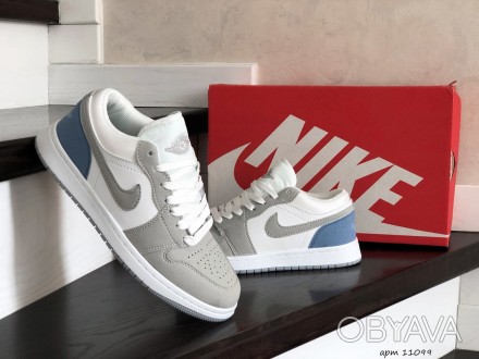  Кроссовки Nike Air Jordan 1 Low 
Виробництво : Вьетнам ?? 
▪️Матеріал верху : ш. . фото 1