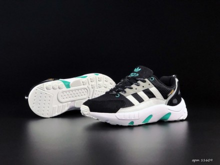 Чоловічі кросівки Adidas ZX 22 Boost Black White Mint
Виробництво : Вьетнам ?? 
. . фото 6