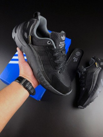 Чоловічі кросівки Adidas ZX 22 Boost Black
Виробництво : Вьетнам ?? 
▪️Матеріал . . фото 6