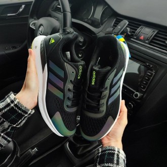 Літні чоловічі кросівки сітка Adidas чорні (хамелеон)
Верх: текстиль
Підошва: пі. . фото 4