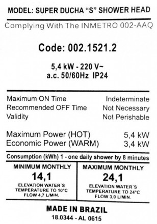 Проточний водонагрівач FAME (кватро) 6.0 кВт
Характеристики:
• Напруга: 220 В 
•. . фото 2