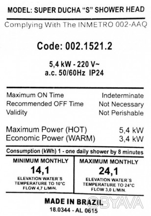 Проточний водонагрівач FAME (кватро) 6.0 кВт
Характеристики:
• Напруга: 220 В 
•. . фото 1