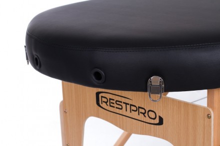 Масажний стіл RESTPRO VIP OVAL 2 Чорний стані відмінним рішенням і для масажного. . фото 9