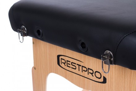 Масажний стіл RESTPRO VIP 2 Чорний стане відмінним вибором для професійних масаж. . фото 6