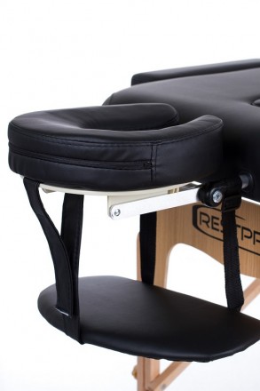 Масажний стіл RESTPRO VIP 2 Чорний стані відмінним вибором для професійних масаж. . фото 9