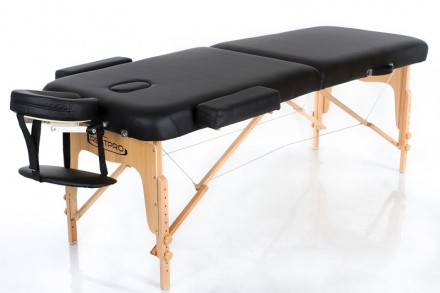 Масажний стіл RESTPRO VIP 2 Чорний стані відмінним вибором для професійних масаж. . фото 2