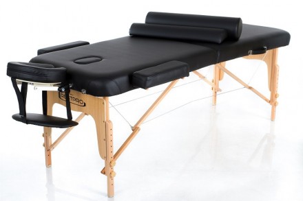 Масажний стіл RESTPRO VIP 2 Чорний стане відмінним вибором для професійних масаж. . фото 3