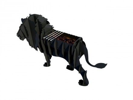 Мангал подарочный Лев 3D, мангалы звери для дома
Украсьте свой быт не просто сти. . фото 4