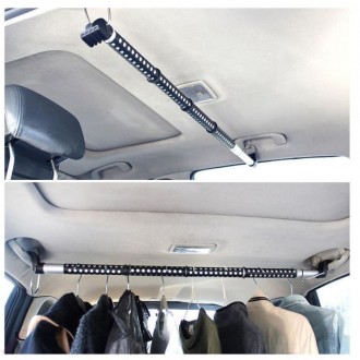  
Телескопическая вешалка - инновационное решение для хранения одежды в автомоби. . фото 3