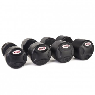 
STEIN Rubber Dumbbell 
Профессиональные гантели Stein обрезиненные 
Обрезиненны. . фото 3