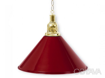 Лампа для більярда Lux Red
Кількість плафонів — 1
Діаметр плафона — 40 см
Матері. . фото 1