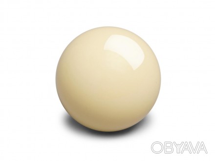 Бильярдный шар (биток) для американки, используется на бильярдных столах от 6-9ф. . фото 1