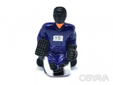 Хоккеист для настольного хоккея №15 синий. . фото 1