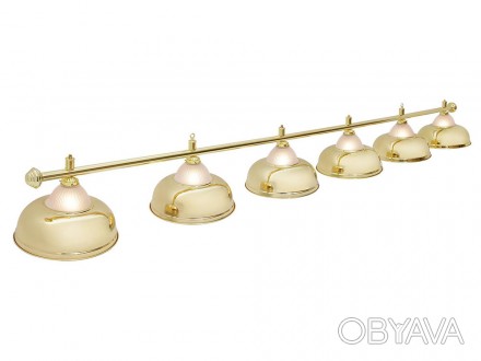 Светильник бильярдный Queen Gold 6 плафонов