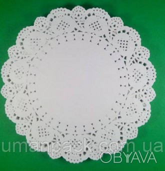Салфетка ажурная Ф16,5 (100шт) (1 пачка)