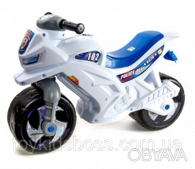 Барвистий сучасний мотоцикл 2-колісний 501-1B Синій, розроблений з ударостійкого. . фото 1