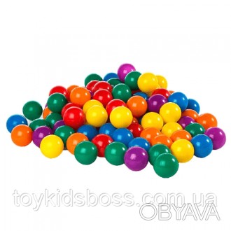 Щільні кольорові кульки 8 см для наповнення сухого басейну від ТМ Kidigo. 
Приєм. . фото 1