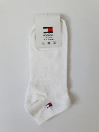 Короткі шкарпетки з бавовни набір 9 пар Tommy Hilfiger. Шкарпетки чоловічі низьк. . фото 10