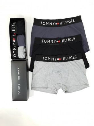 
Белье нижнее комплект трусов 3шт Tommy Hilfiger Мужские трусы боксеры из хлопка. . фото 8