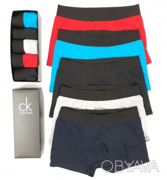 
Подарочные наборы трусы боксеры 5шт Calvin Klein. Комплект нижнего белья мужско. . фото 1