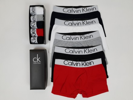 
Боксеры трусы комплект 5шт Calvin Klein. Набор трусов для мужчин в коробке Кель. . фото 11