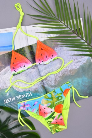 Купальник детский желтого цвета 158064L. Киев. фото 1 Купальник детский желтого цвета 158064L. Киев. фото 1