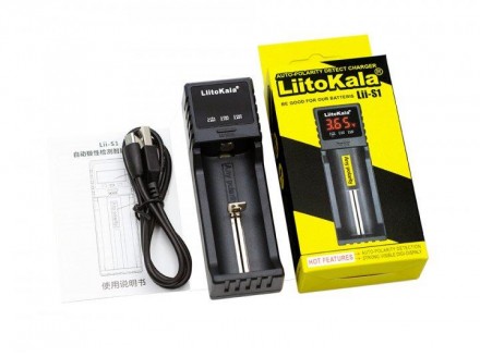 Зарядний пристрій Liitokala lii-S1 на 1 канал (для Ni-MH, Ni-CD, Li-Ion, LiFePo4. . фото 5