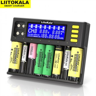 Зарядний пристрій Liitokala Lii-S8 
Зарядний пристрій LiitoKala Lii-S8 – відмінн. . фото 5