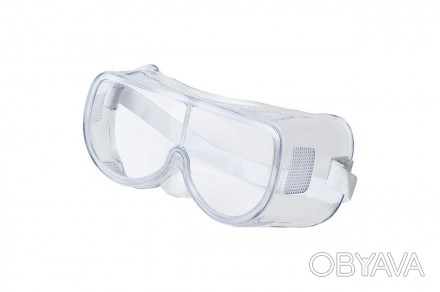 Форма и материал защитных очков позволяют максимально защитить глаза от летящих . . фото 1