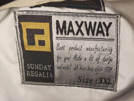 Ветровка Maxway, made in Turkey, размер L/XL, длина-74см, под мышками-58см, плеч. . фото 11