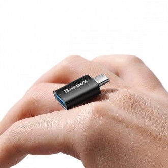 
Baseus Ingenuity Mini OTG USB 3.1 to Type-C - компактный переходник, позволяющи. . фото 4