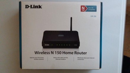 Продаётся Wi-Fi роутер D-Link DIR-300 б/у в отличном состоянии, в заводской упак. . фото 2