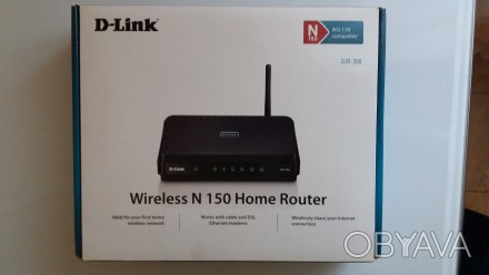Продаётся Wi-Fi роутер D-Link DIR-300 б/у в отличном состоянии, в заводской упак. . фото 1