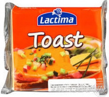 Сыр плавленный  Lactima Toast  в ломтиках - это натуральный, высококачественный . . фото 1