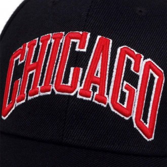 Кепка Бейсболка Chicago (Чикаго) с изогнутым козырьком, Унисекс
 
 
Бейсболка из. . фото 4