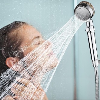 Описание
Водосберегающая воронка-насадка для душа Turbocharged shower head с фун. . фото 6