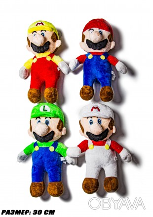 Мягкая игрушка Супер Марио – текстильное изделие, повторющее внешность персонажа. . фото 1
