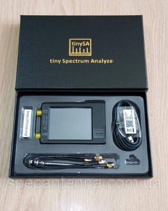 Анализатор частот TinySA 2.8 "дисплей, от 100 кГц до 960 МГц, с защитой от элект. . фото 3
